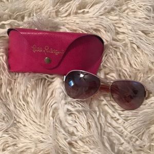 Lilly Pulitzer Aviator Sunglasses